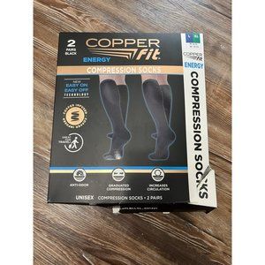 Copper Fit Compression socks black 2 pairs L/XL